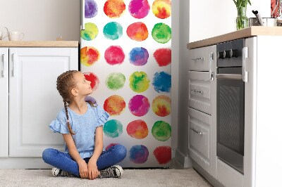 Kühlschrank aufkleber Bemalten punkte