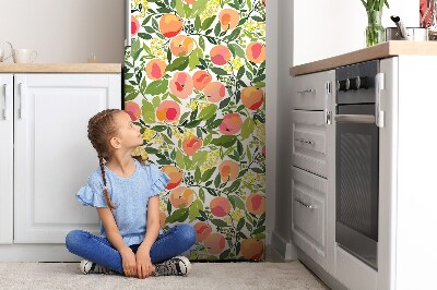 Magnet auf kühlschrank folie dekoration Pfirsich