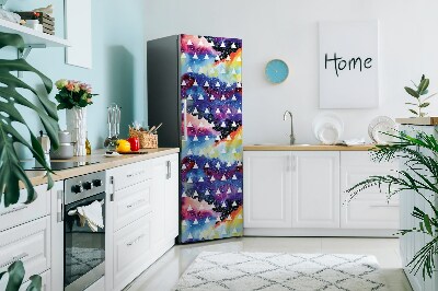 Kühlschrank aufkleber Weltraumdreiecke
