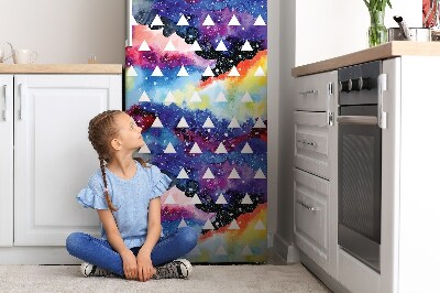 Kühlschrank aufkleber Weltraumdreiecke