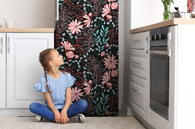 Kühlschrank matte Vintage blumen