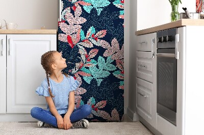 Kühlschrank aufkleber Blattmuster