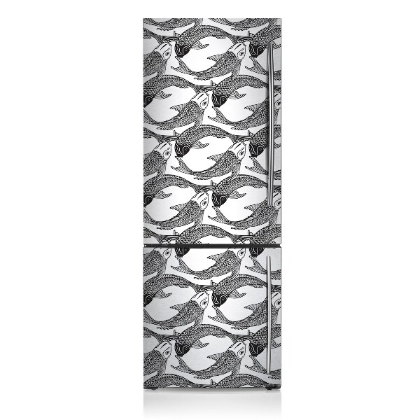 Kühlschrank aufkleber Fisch koi