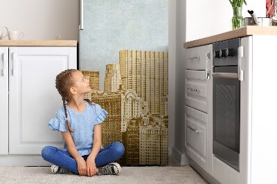 Kühlschrank matte Manhattan wolkenkratzer