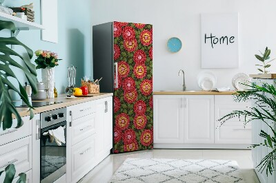 Kühlschrank aufkleber Geometrische blume
