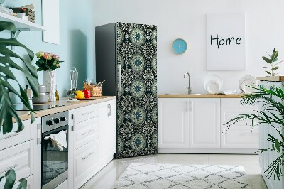 Kühlschrank aufkleber Damast