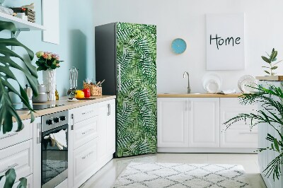 Kühlschrank aufkleber Exotische blätter