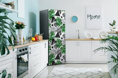 Kühlschrank aufkleber Abstrakter dschungel