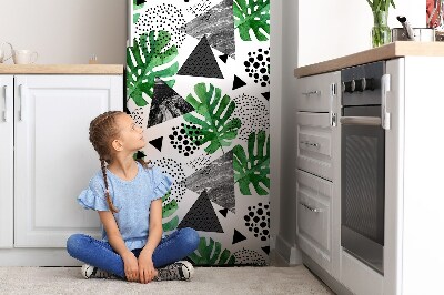 Kühlschrank aufkleber Abstrakter dschungel