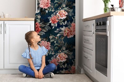Kühlschrank matte Rote pfingstrosen