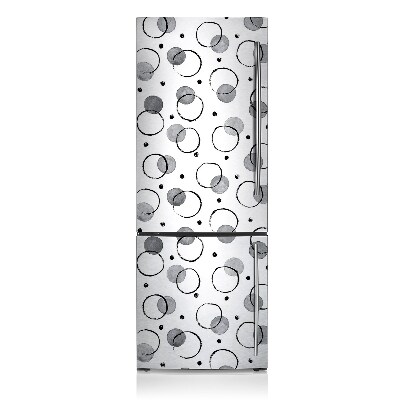 Kühlschrank matte Tintenstrahlkreise