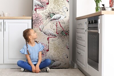 Kühlschrank magnet folie Rosa flammen