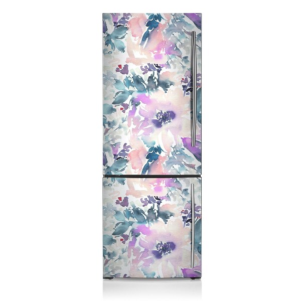 Kühlschrank aufkleber Garten mit blumen