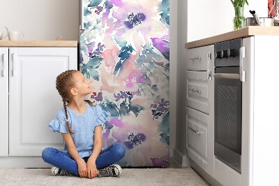 Kühlschrank aufkleber Garten mit blumen