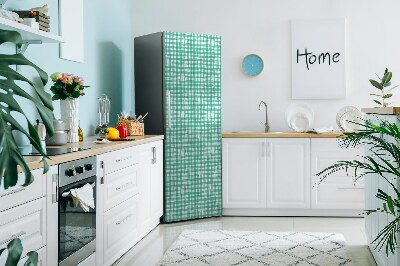 Magnetischer kühlschrank-aufkleber Grüner kühlergrill
