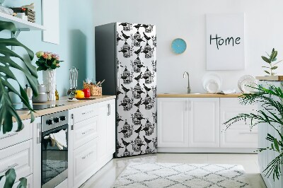 Kühlschrank magnet folie Vogelkäfige