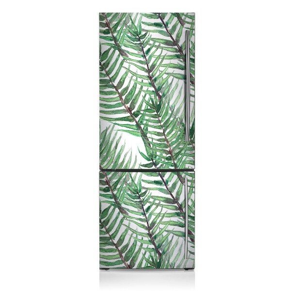 Kühlschrank aufkleber Palmenblätter