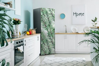 Kühlschrank aufkleber Palmenblätter