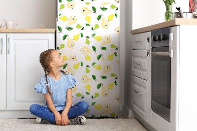 Magnet auf kühlschrank folie dekoration Gelbe birne