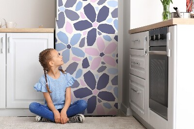 Kühlschrank magnet folie Blumengeometrie