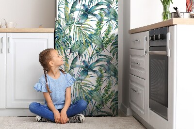 Kühlschrank aufkleber Exotische farne