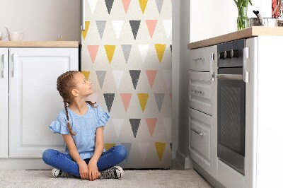 Magnetischer kühlschrank-aufkleber Dreiecksmuster