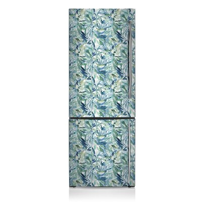 Kühlschrank matte Pastellblätter