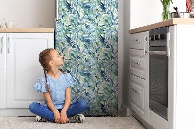 Kühlschrank matte Pastellblätter