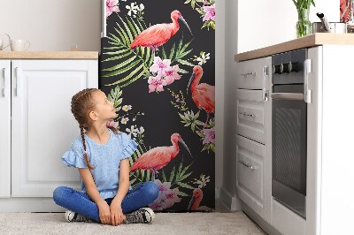 Kühlschrank magnet folie Schwarzes flammen