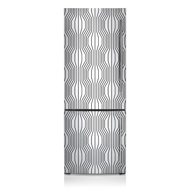 Magnetischer kühlschrank-aufkleber Geometrie der illusion