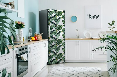 Kühlschrank aufkleber Exotische blätter