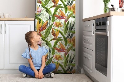 Kühlschrank matte Tropenpflanzen