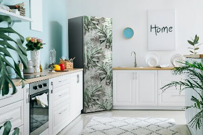 Kühlschrank matte Tropenblätter