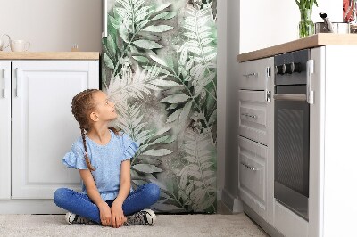 Kühlschrank matte Tropenblätter
