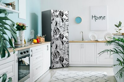 Kühlschrank aufkleber Bemalten blätter