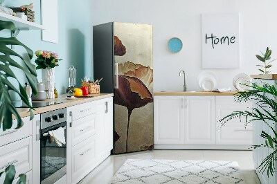Kühlschrank matte Große mohnblumen gestrichen