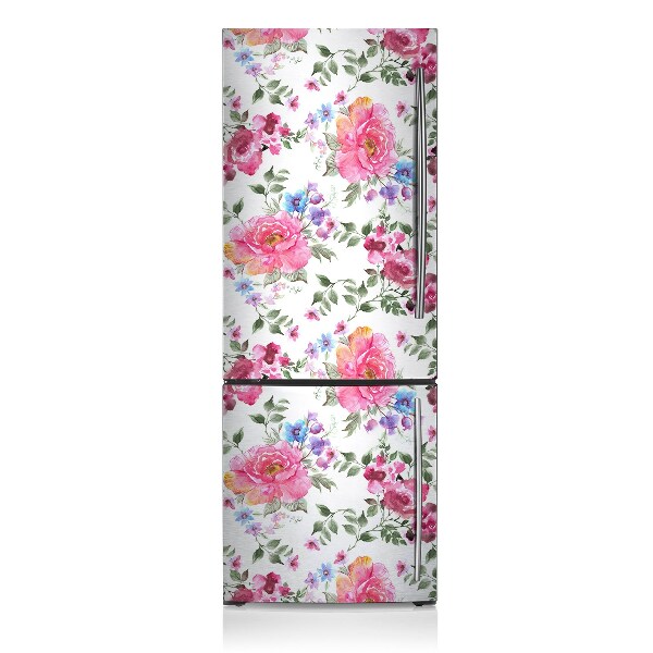 Kühlschrank aufkleber Rosa aquarell