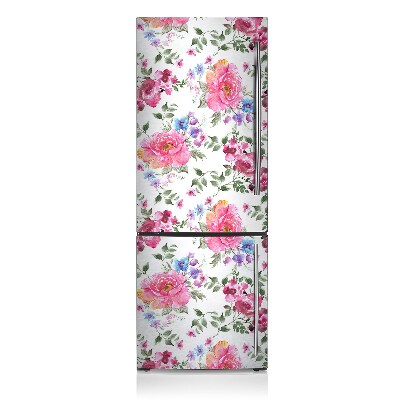 Kühlschrank aufkleber Rosa aquarell