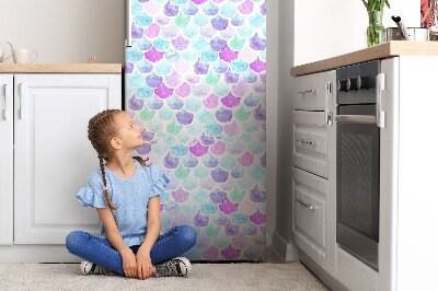 Kühlschrank aufkleber Farbenfrohe tropfen