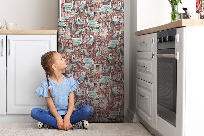 Kühlschrank matte Alte stadt
