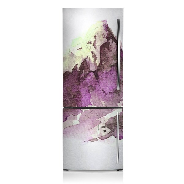 Magnet auf kühlschrank folie dekoration Lackierte berglandschaft