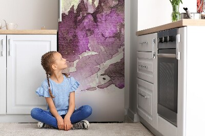 Magnet auf kühlschrank folie dekoration Lackierte berglandschaft