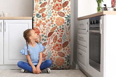 Kühlschrank aufkleber Künstlerische blumen