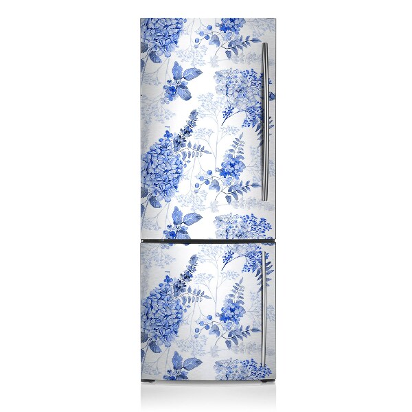 Kühlschrank matte Blaue hortensie