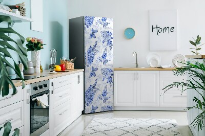 Kühlschrank matte Blaue hortensie