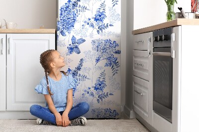 Kühlschrank matte Blaue hortensie