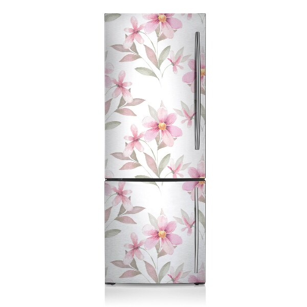 Kühlschrank matte Pinke blumen