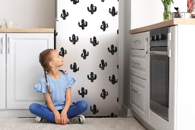 Magnet auf kühlschrank folie dekoration Kaktusmuster