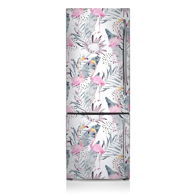 Kühlschrank matte Flamingos