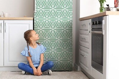 Magnetischer kühlschrank-aufkleber Geometrische zahlen
